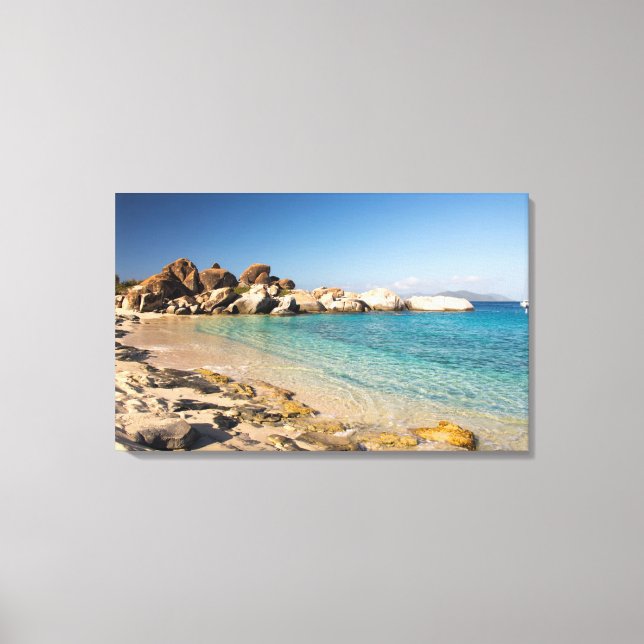 BVI, Jungfrau Gorda, Der Bädernationalpark Leinwanddruck (Vorderseite)