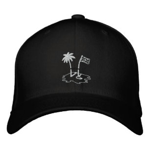 BVI RUGBY Black Embroided Baseball Cap Bestickte Baseballkappe