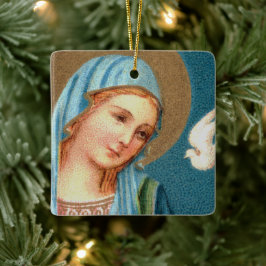 BVM & Heiliger Geist aus Lippis Ankündigung (Det.) Keramikornament