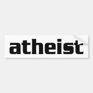 BW_atheist2 Autoaufkleber