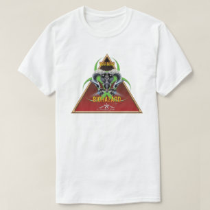 BW! BIOGEFÄHRDUNG WARNEN! TOTENKOPF T-Shirt