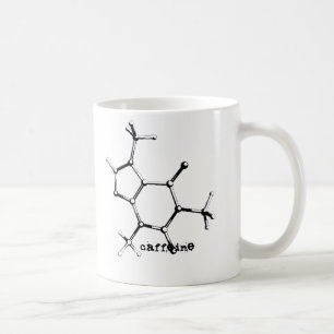 bw caffein_molecule, Koffein, Koffein Tasse