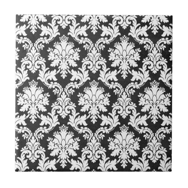 BW-DAMASK 3 FLIESE (Vorderseite)