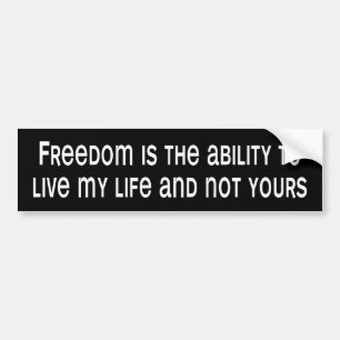 BW_freedom Autoaufkleber