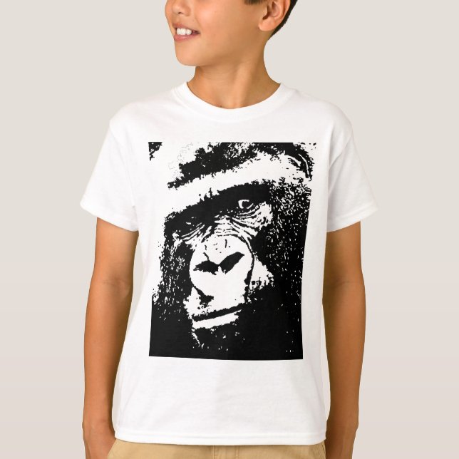 BW Gorilla Face T-Shirt (Vorderseite)