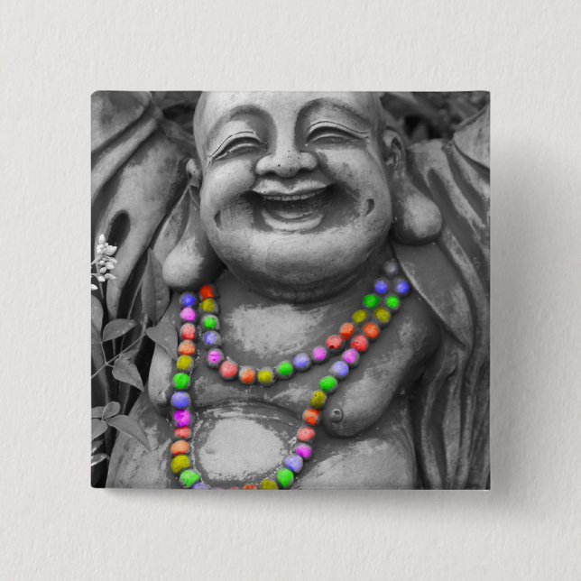 bw-Homosexuelles buddah Button (Vorderseite)