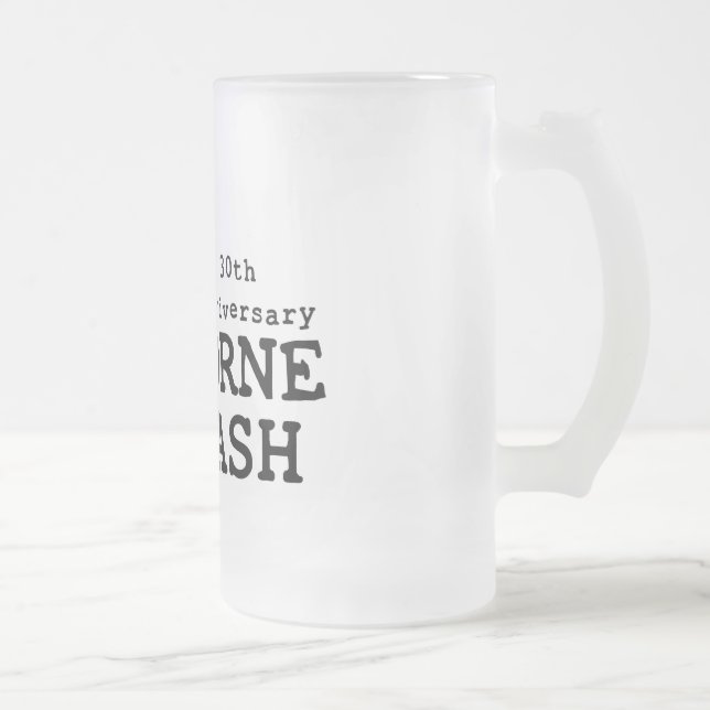 BW-Kuh Stein Mattglas Bierglas (Rechts)