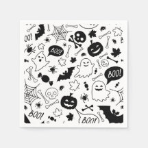 BW Muster Art Halloween Patterns Halloween Art