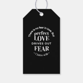 BW 'Perfect Liebe Drives Out Fear' - 1 John 4:18 Geschenkanhänger