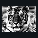 BW Tiger Poster Print Pop Art Style Tigers Plakate<br><div class="desc">Das Gesicht sibirischer Tiger-Plakatdrucke - Motivierend Mut / vertrauter Pop Art Tigers - Gelbe Tiger Kopf / Portrait Digital Animal Artwork - Tiger Eyes Pop Art Image - Leiter Tiger - Tiger Portrait - Wilde Tiger - Big Cats Digital Images</div>