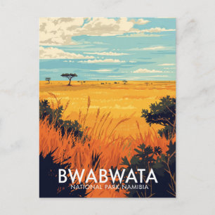 Bwabwata-Nationalpark Namibia Savanne Postkarte