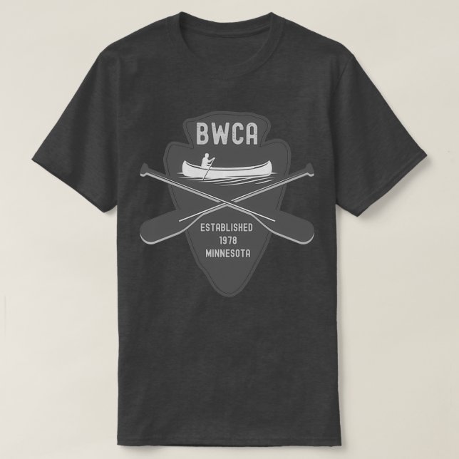 BWCA Grenzgewässer Kanugebiet T-Shirt (Design vorne)