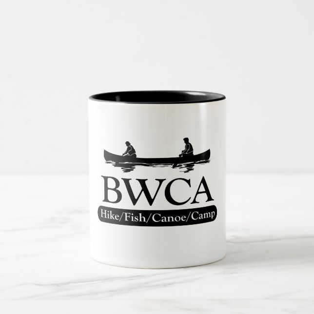 BWCA / Wanderfisch Kanuhlager Zweifarbige Tasse (Mittel)