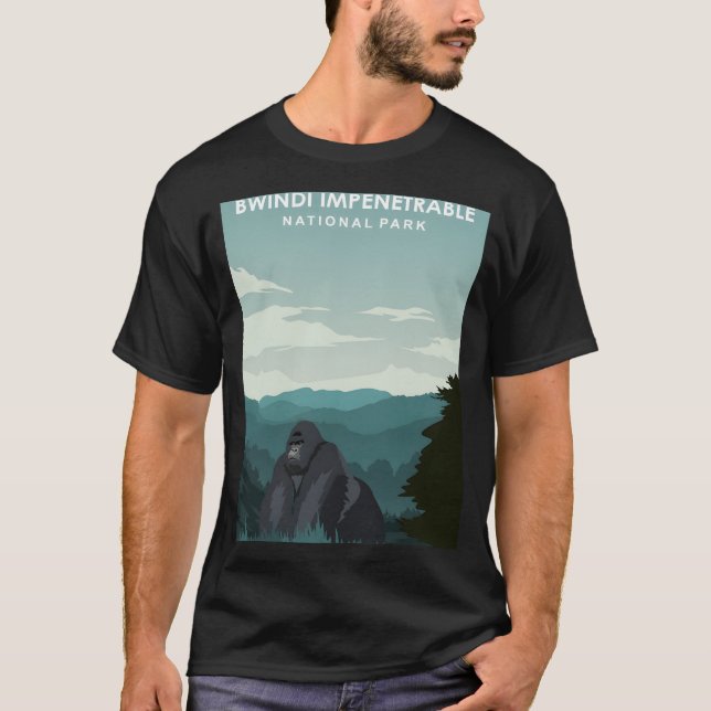 Bwindi Impenetrable National Park Africa Uganda Tr T-Shirt (Vorderseite)