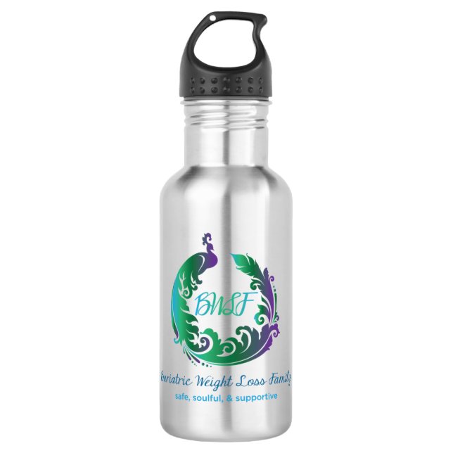 BWL Familien-volle Logo-Wasser-Flasche Edelstahlflasche (Vorderseite)
