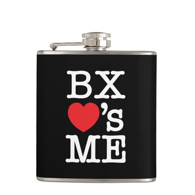 BX hat ME Flachmann (Vorderseite)