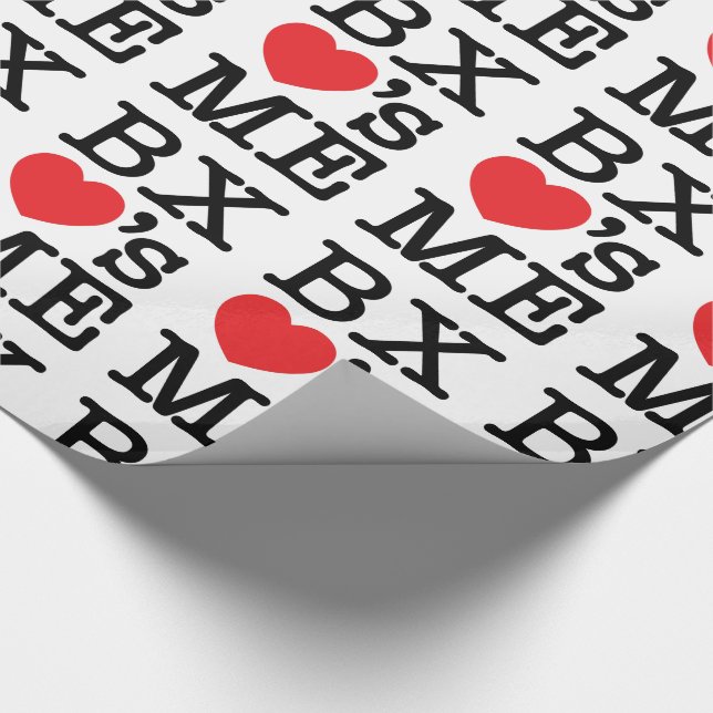 BX hat ME Geschenkpapier (Ecke)