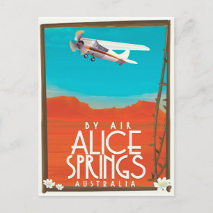 by Air - Alice Springs Australien Postkarte