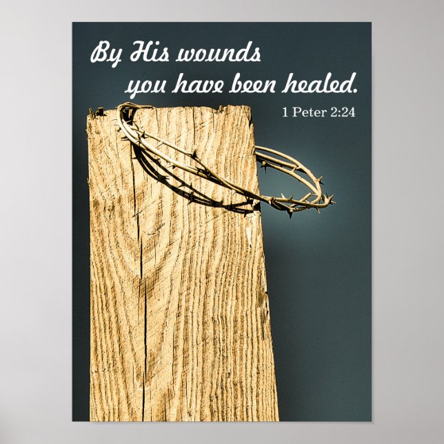By His Wounds Poster (Vorne)