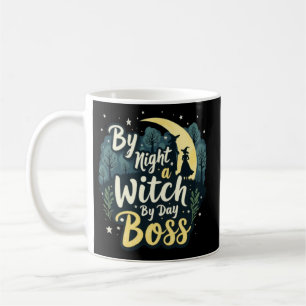 By Night Witch By Day Boss Halloween Women's Kaffeetasse