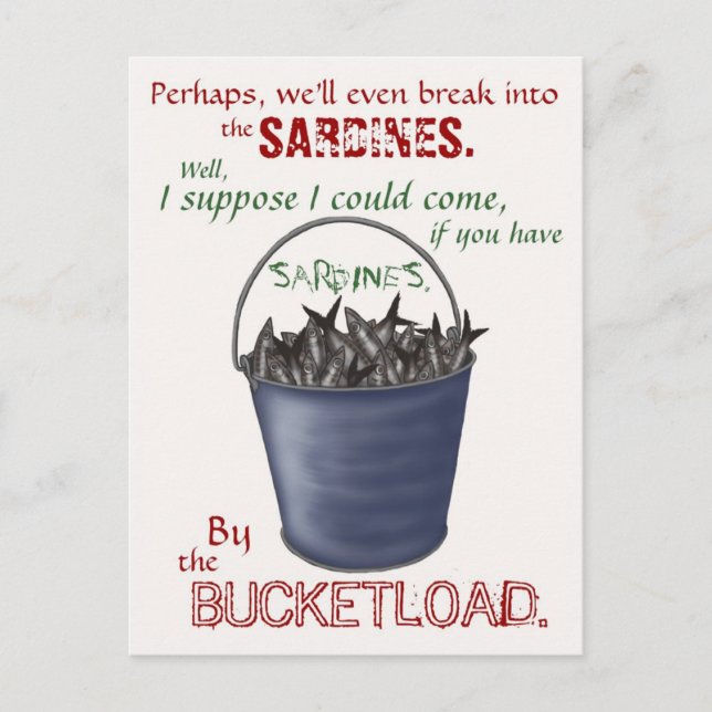 By the Bucketload Postcard Postkarte (Vorderseite)