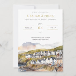 By the Sea Watercolor Invitation Einladung