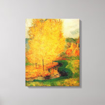 By the Stream, Autumn - Paul Gauguin - c1885