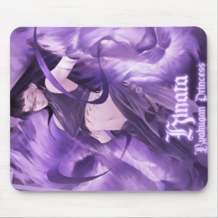Byakugan Princess - Lila Anime Aura Mousepad