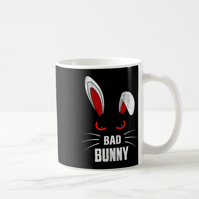 Byd Bunny Beängstigend Rabbit Cool Animal Lover Kaffeetasse (Rechts)