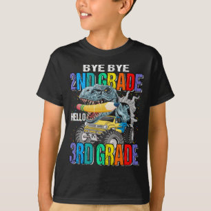 Bye Bye 2nd Grade Hello 3rd Grade Monster Truck T-Shirt