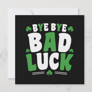 Bye Bye Bad Luck Einladung