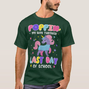 Bye Bye School Hallo Pool letzten Tag der Schule S T-Shirt