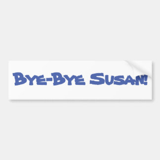 Bye-Bye Susan Autoaufkleber