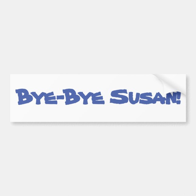 Bye-Bye Susan Autoaufkleber (Vorne)
