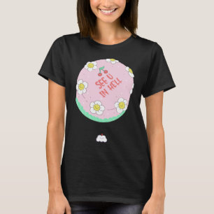 Bye Cake Idea Bruch Farewell Team Colleague T-Shirt