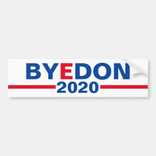 "Bye Don 2020" Classic Campaign Autoaufkleber