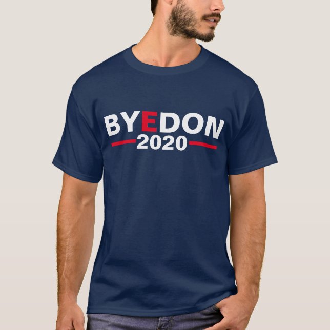 "Bye Don" 2020 - Dunkler T - Shirt (Vorderseite)