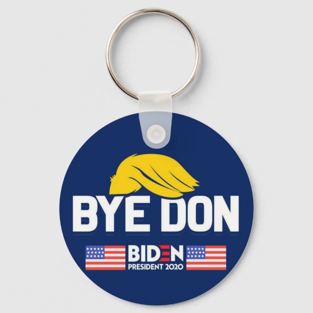 Bye Don BIDEN 2020 President HARRIS Schlüsselanhänger (Vorderseite)