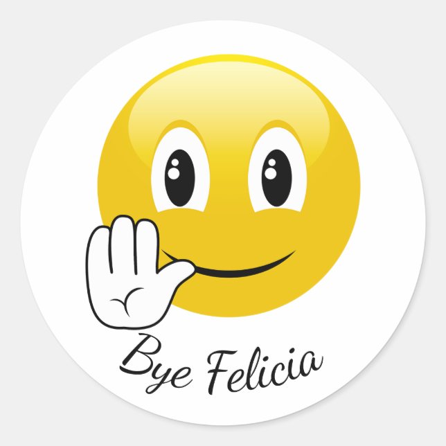 Bye Felicia Emoji Stickers (Vorderseite)