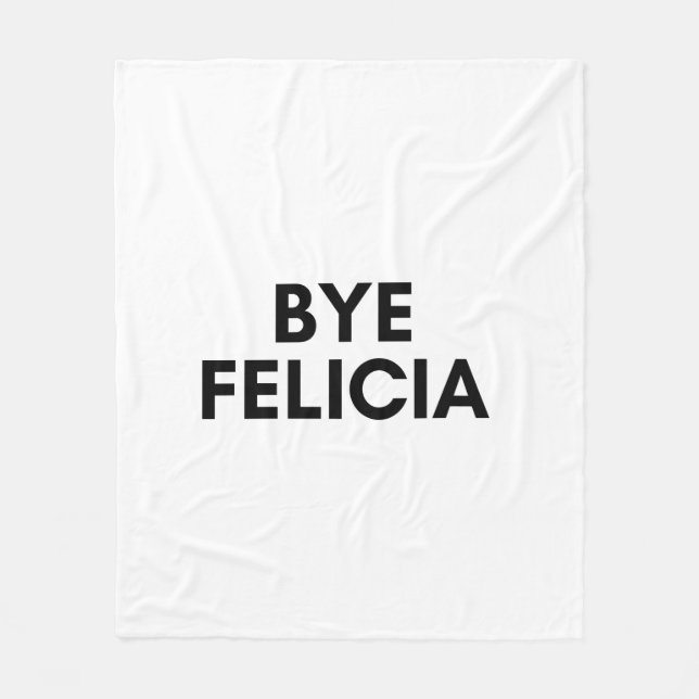 bye Felicia Fleecedecke (Vorderseite)