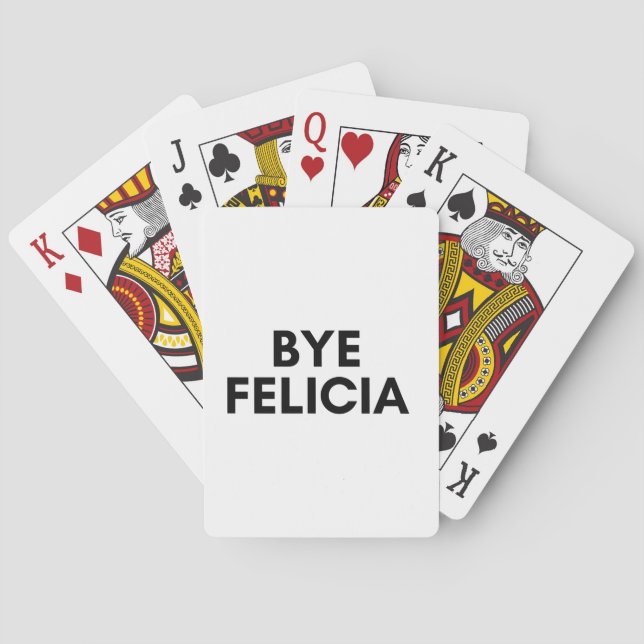 bye Felicia Spielkarten (Rückseite)