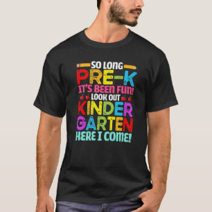 Bye Pre K Niedlich zurück in die Schule Ausblick K T-Shirt