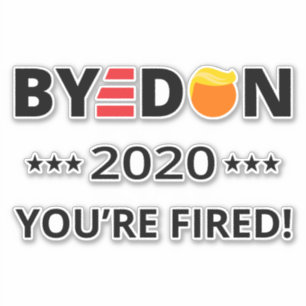ByeDon 2020 Du bist gefangen! Funny Biden Harris A Aufkleber