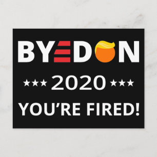 ByeDon 2020 Du bist gefangen! Funny Biden Harris A Postkarte