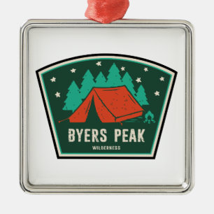 Byers Peak Wilderness Colorado Camping Ornament Aus Metall