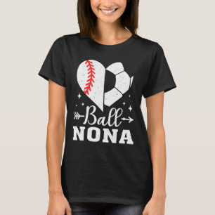 Byll Nona Lustige Bysebyll Fußball Nona T-Shirt