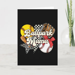 Byll Park Mama. Bysebyll Softbyll Muttertag Mom Karte