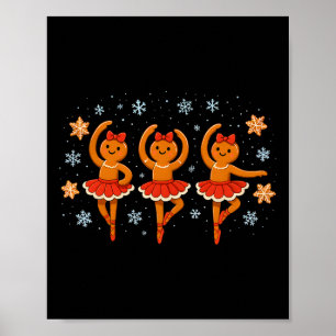 Byllet Lebkuchen Tanzlehrer Santa Weihnachten S Poster