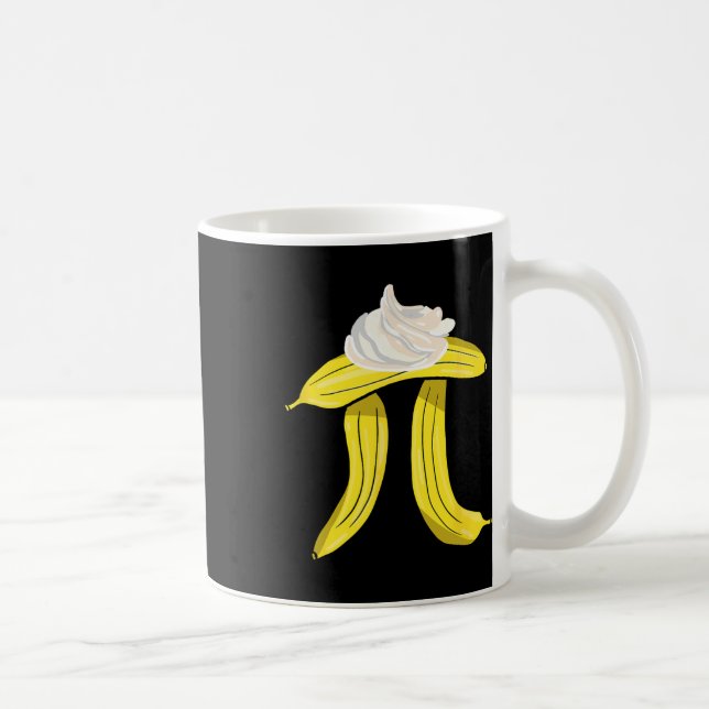 Bynana Cream Pi Symbol - Math Nerd Pie Lover Kaffeetasse (Rechts)