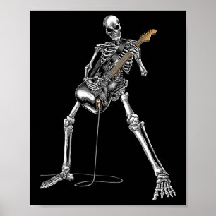 Bynd Rock and Roll Gitarre S für Männer Bynd T-Shi Poster